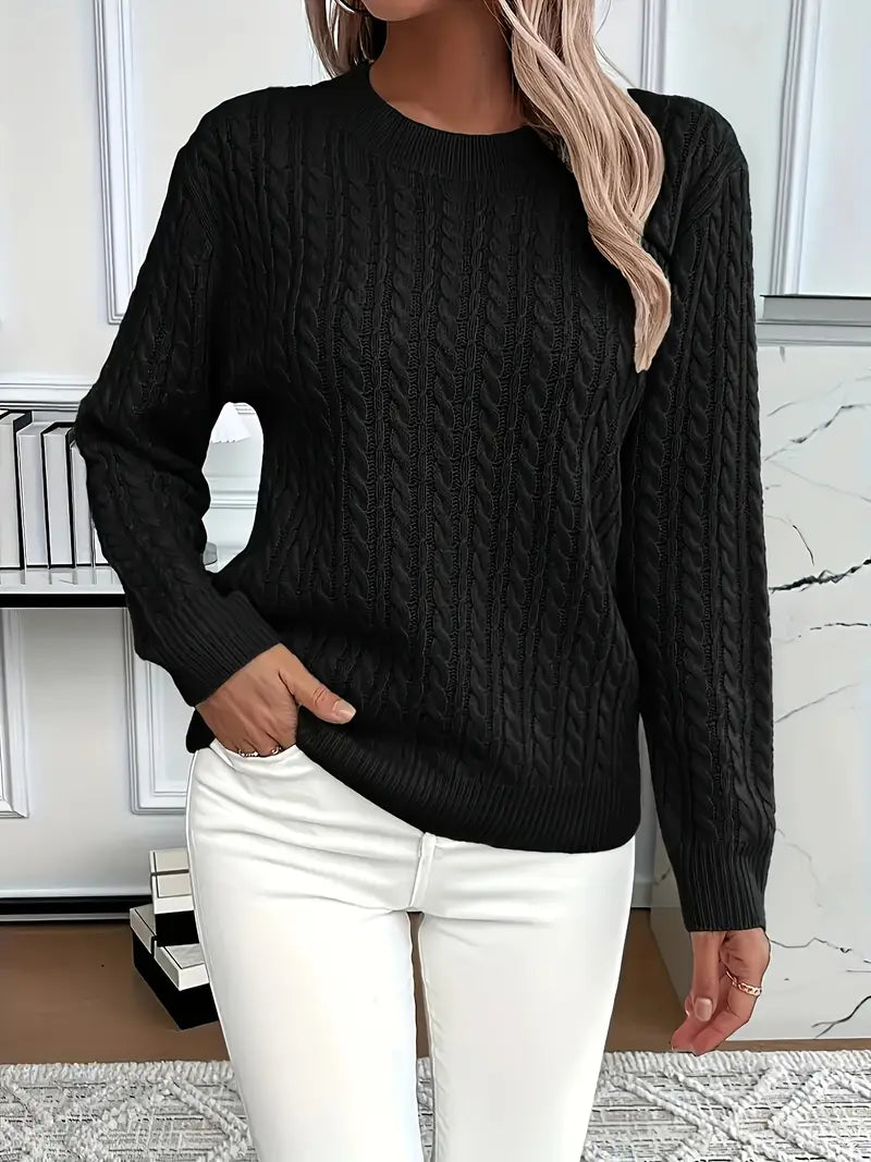 Juliette™ | Cozy Cable Knit Sweater